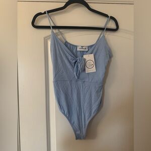 Baby blue bodysuit size medium